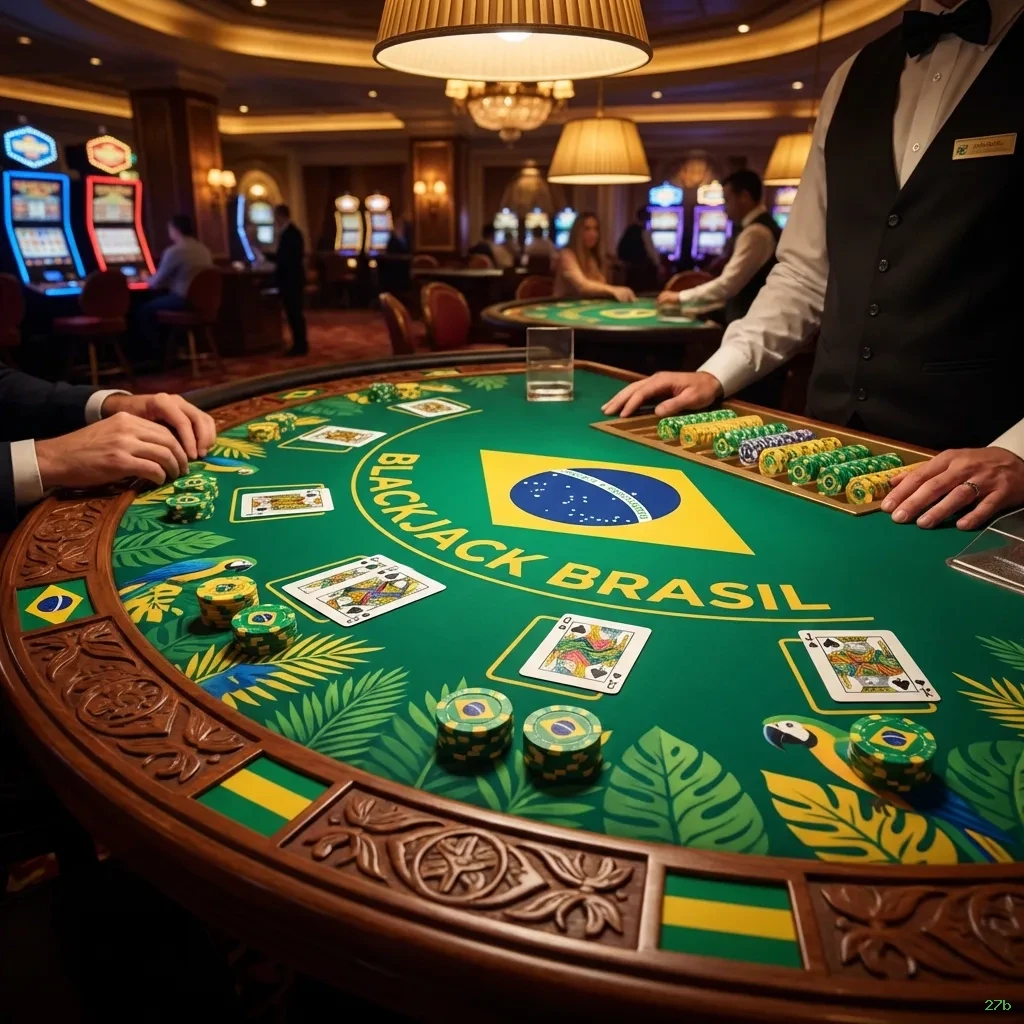 Imagem promocional do cassino online da 27b mostrando jogos ao vivo